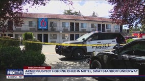 SWAT standoff underway at Everett Motel 6, child being held hostage