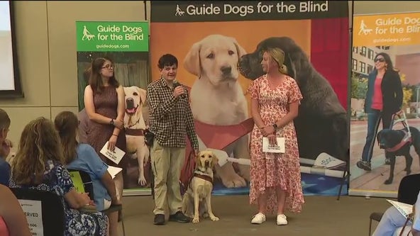 Guide dogs teams celebrate graduation in San Rafael