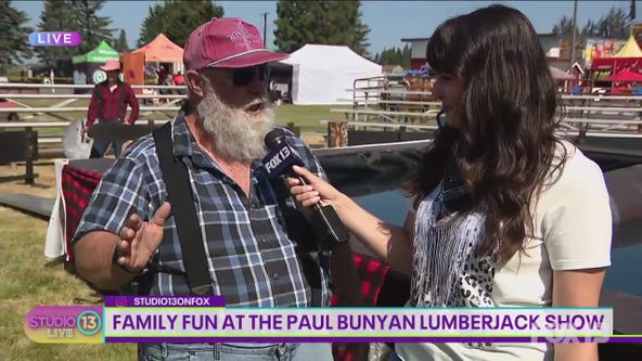 Family fun at the Paul Bunyan Lumberjack Show