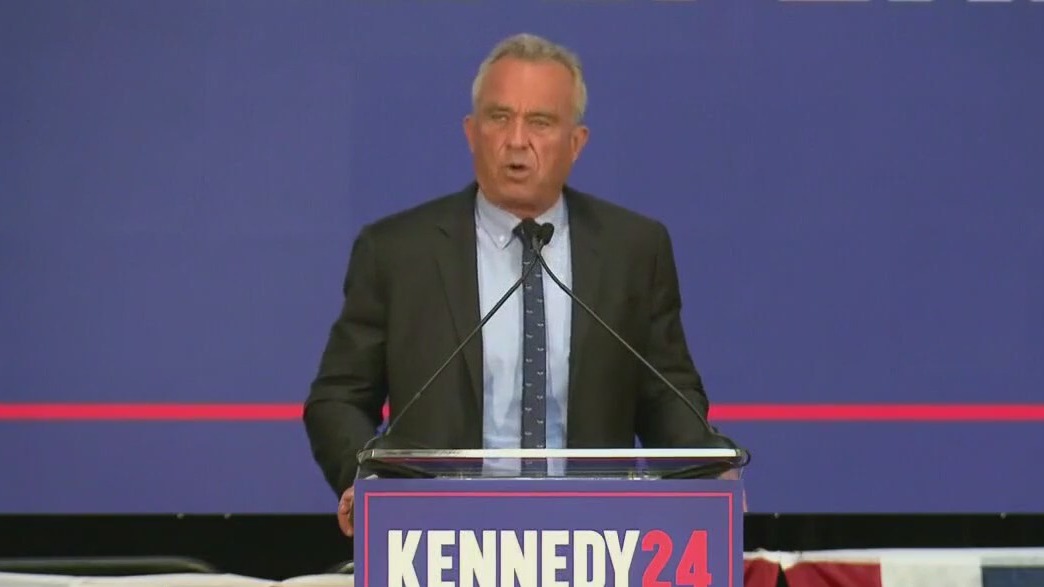 Robert F Kennedy Jr. announces his running mate