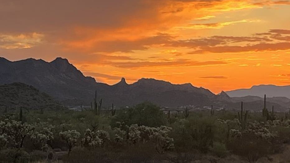 A nice sunset to kick off the month of July! Thanks Kathy Winn-Worley for sharing!