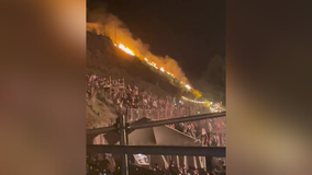 Small wildfire breaks out at WA's Gorge Amphitheatre during concert