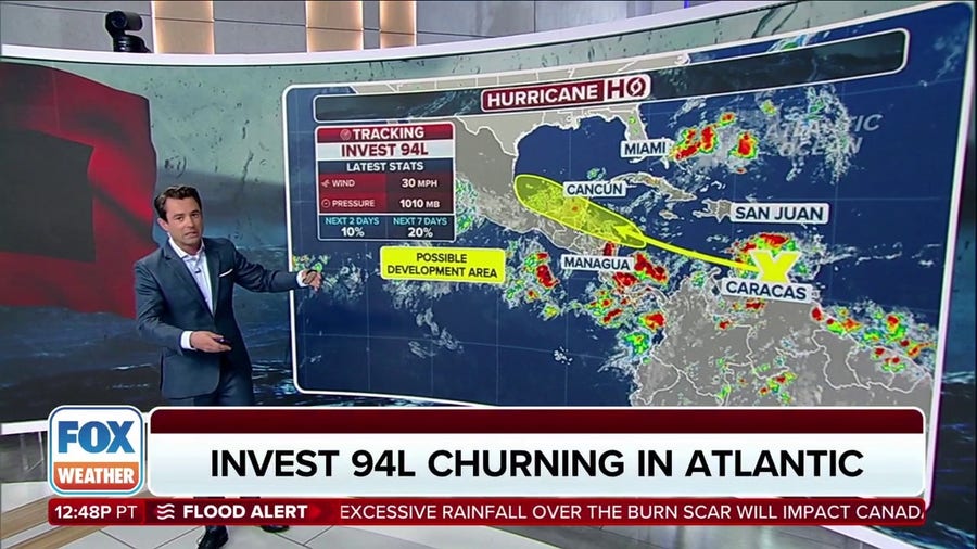 NHC designates Invest 94L as possible tropical threat to Gulf of Mexico