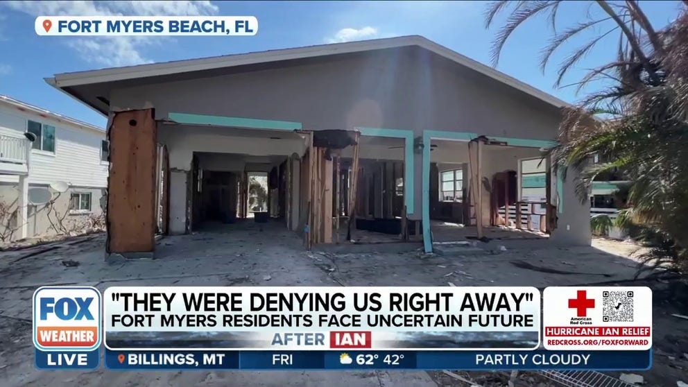 Fort Myers residents are returning to a decimated beachside community in the aftermath of Hurricane Ian. FOX Weather's Robert Ray reports. 