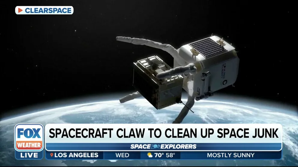 Scientists designed a spacecraft claw to pluck space junk like broken satellites and jettisoned rockets from the solar system.