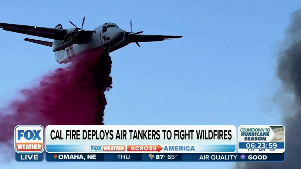 FOX Weather's Max Gorden introduces us to the pilots who fly air tankers into fires. California is home to the largest firefighting aircraft fleet in the world.