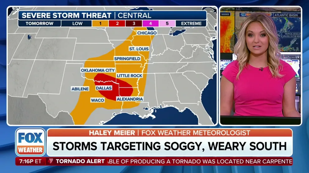 Meteorologist Haley Meier tracks severe weather as it continues exploding overnight and brings an ever better chance of damaging wind and hail for Monday.