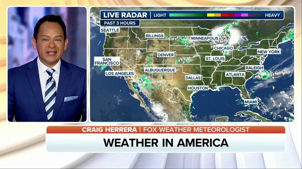 FOX Weather has you covered with the breaking forecasts and weather news headlines for your Weather in America on Tuesday, June 25, 2024. Get the latest from FOX Weather Meteorologist Craig Herrera.