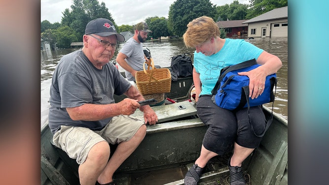 Two Iowa brothers, Drew and Aaron Howing, jumped into action over the weekend as devastating flooding left Spencer, Iowa, residents stranded and needing rescue.