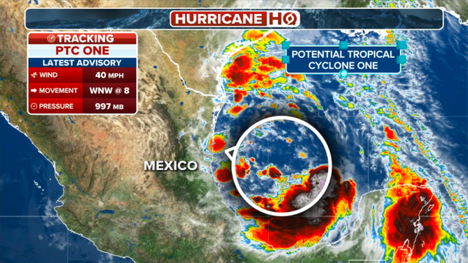 The latest information for Potential Tropical Cyclone One as of June 19, 2024.