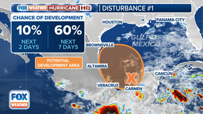 The latest on Potential Tropical Disturbance #1 in the Gulf of Mexico.