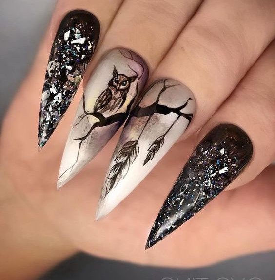 nail art Halloween 2019