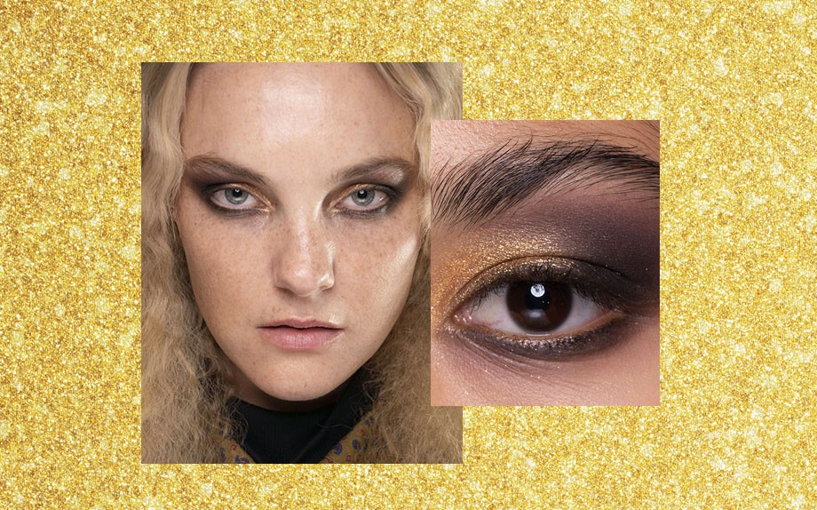 Smokey eyes nero e oro: ispirazioni e prodotti