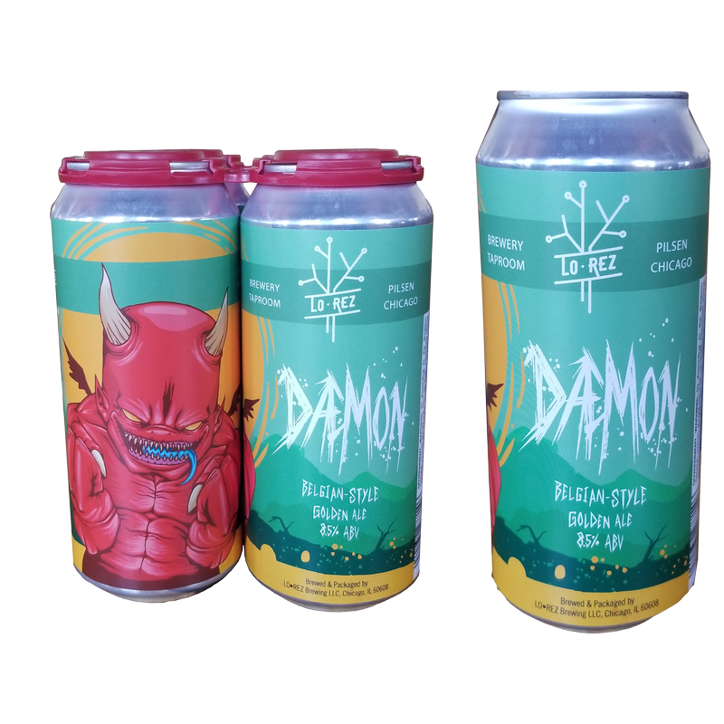 Lo Rez Brewing Daemon Belgian Strong Golden 4pk 16oz Can 8.5% ABV