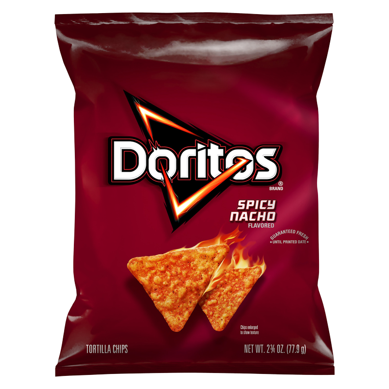 Doritos Spicy Nacho Tortilla Chips 2.75oz