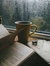 books, coffee, and rain