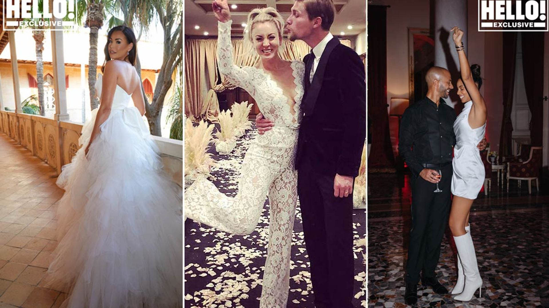 celebs second wedding dresses