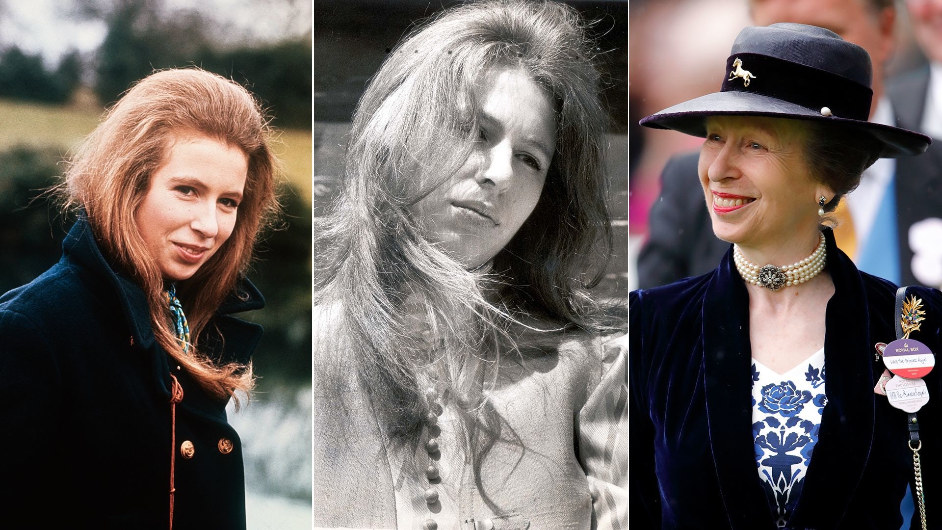 Princess Anne's long hair - rare photos