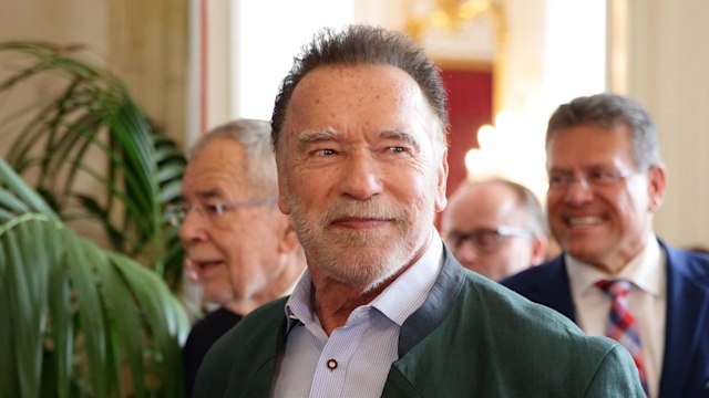 Arnold Schwarzenegger attends the Austrian World Summit 2024 at Hofburg Vienna on June 20, 2024 in Vienna, Austria.