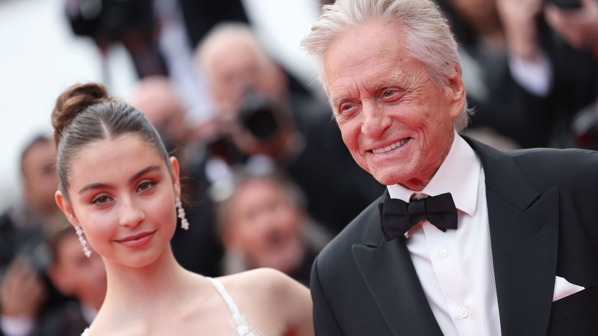 michael douglas and daughter carys douglas cannes 2023