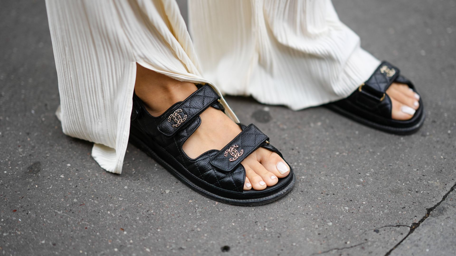 Chanel dad sandals