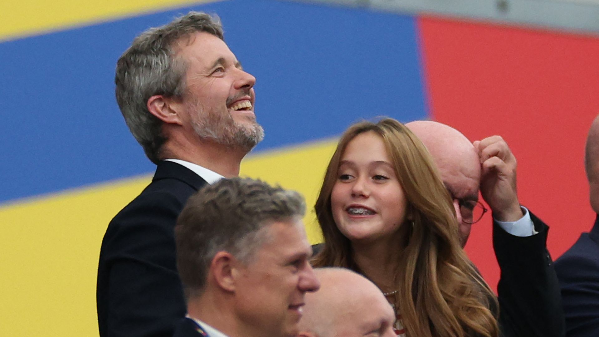 King Frederik and Princess Josephine smiling