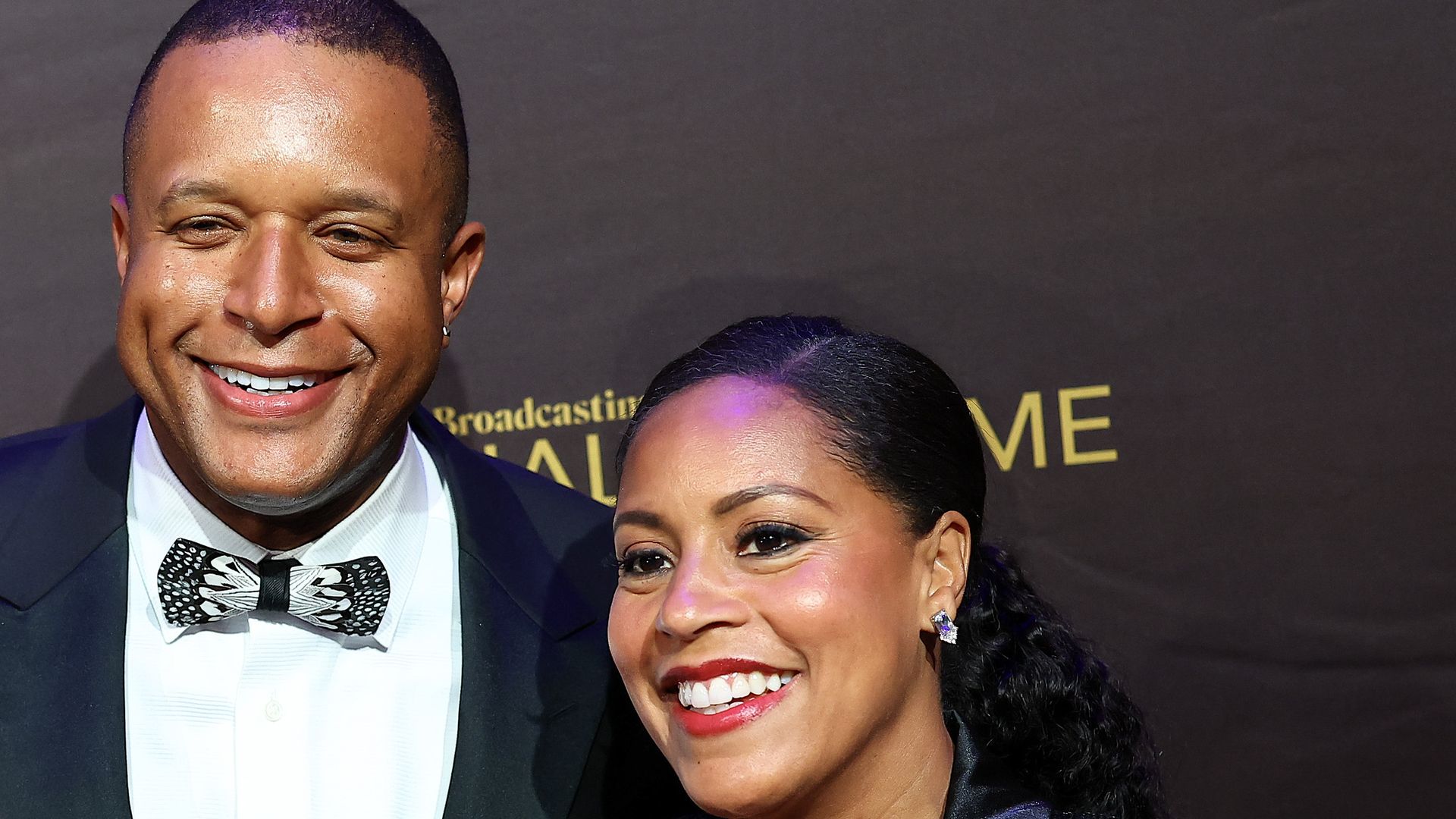 NEW YORK, NEW YORK - MAY 03: (L-R) Craig Melvin and Sheinelle Jones attend the 2023 Broadcasting + Cable Hall Of Fame Gala at The Ziegfeld Ballroom on May 03, 2023 in New York City. (Photo by Arturo Holmes/Getty Images)