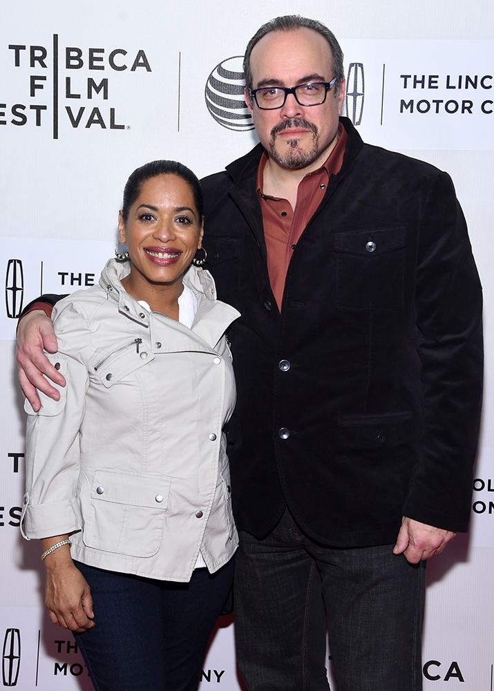 Liza Colón-Zayas and David Zayas at The Wannabe premiere 