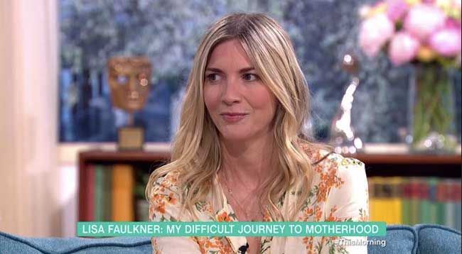 lisa faulkner this morning