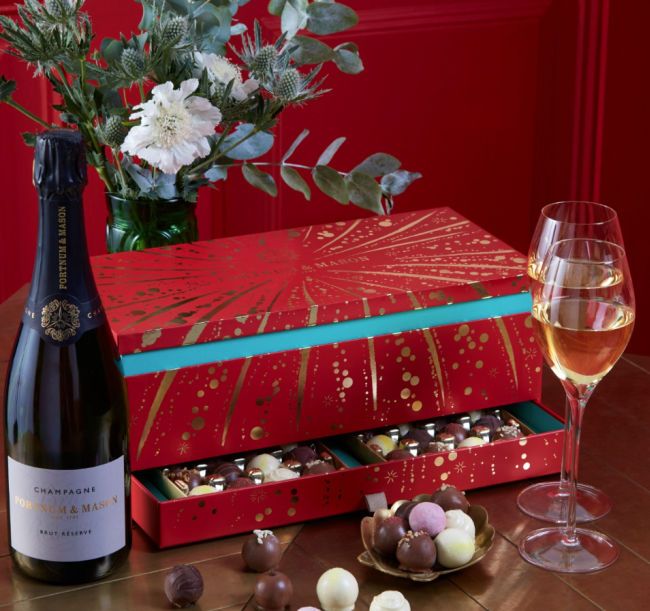 best chocolate hampers fortnum mason choc and fizz