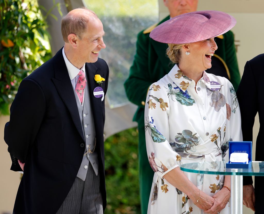 Prince Edward, Duke of Edinburgh and Sophie, Duchess of Edinburgh attend day three 'Ladies Day' of Royal Ascot 2024 at Ascot Racecourse