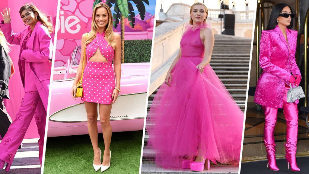 Celebrities wearing hot pink