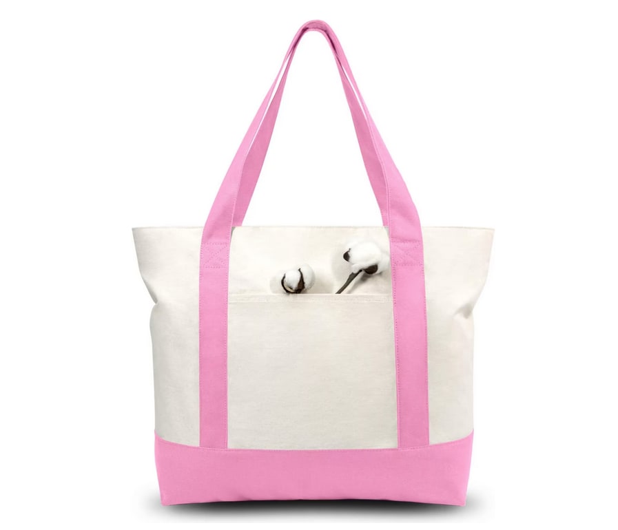 pink canvas amazon tote like draper james