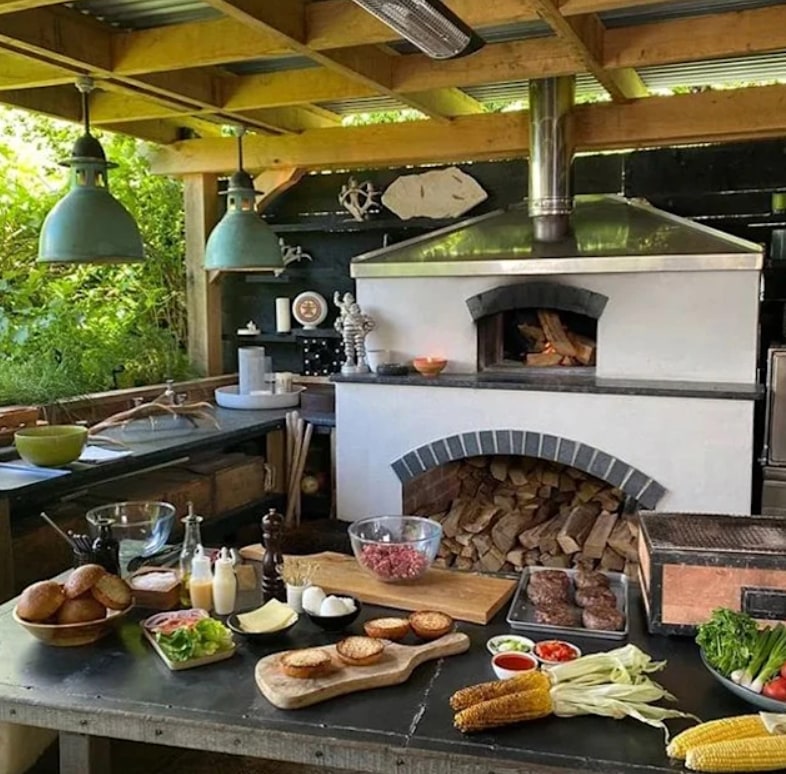 James Martin has an impressive outdoor kitchen