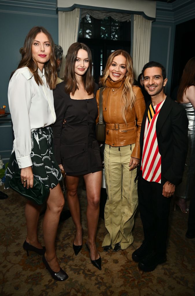 Maria Sharapova, Kristina Romanova, Rita Ora and Imran Amed attend an intimate dinner to celebrate the 20th anniversary of Maria Sharapova's first Wimbledon