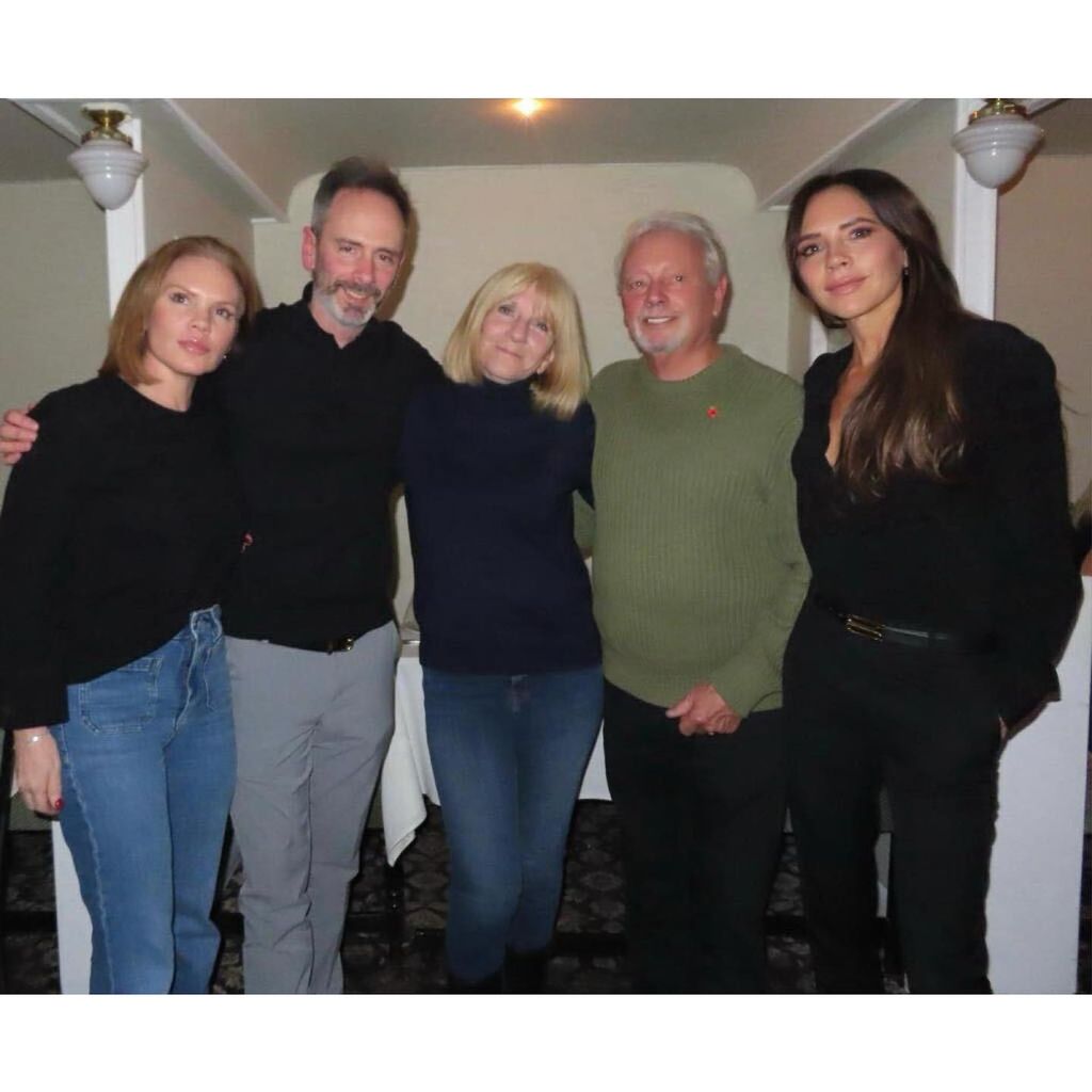 The family were pictured during Louise's birthday celebrations