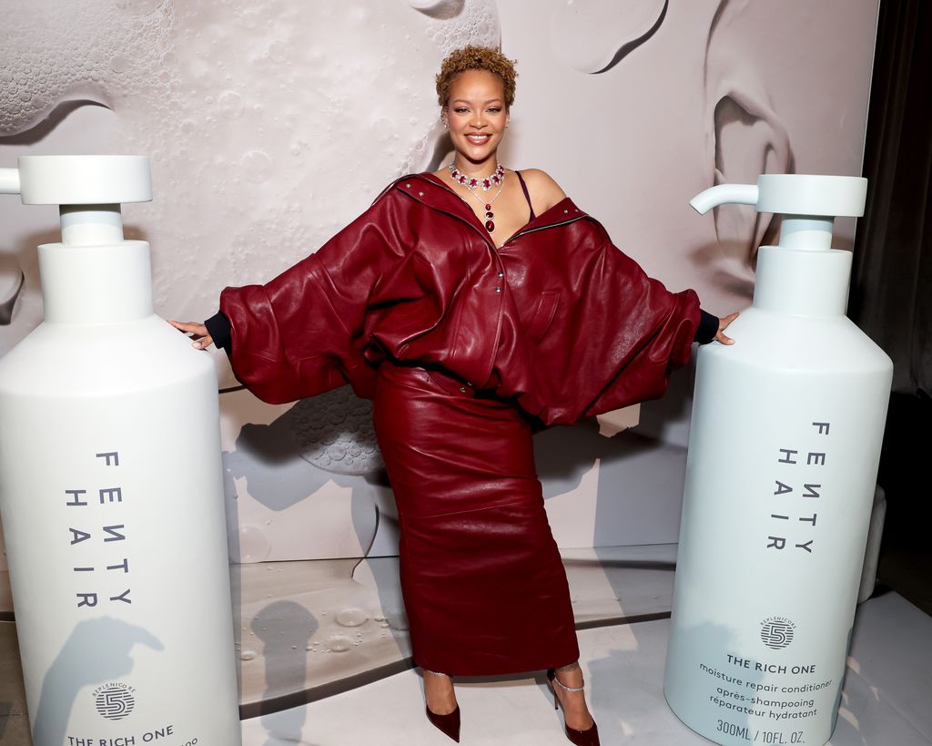 rihanna fenty hair launch la