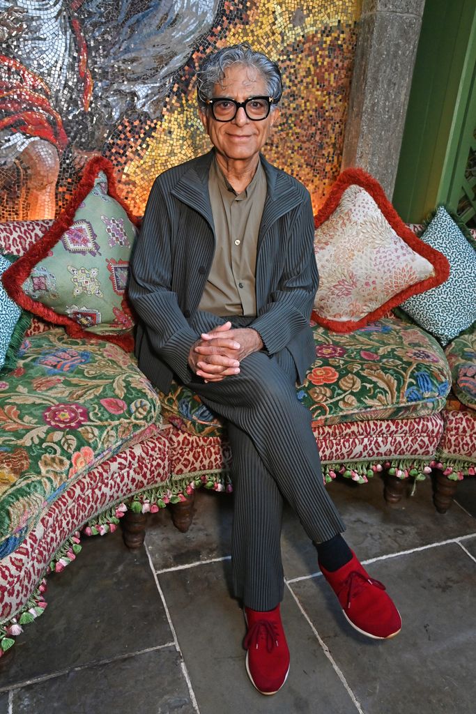 Dr. Deepak Chopra celebrates the first anniversary of Cosmoss with a wellness morning at Annabel's on September 18, 2023 in London, England. (Photo by Dave Benett/Getty Images for Cosmoss)