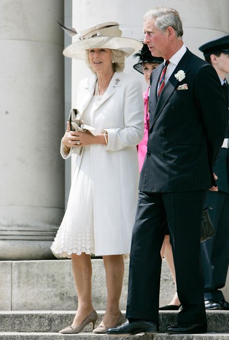 camilla parker bowles wedding dress