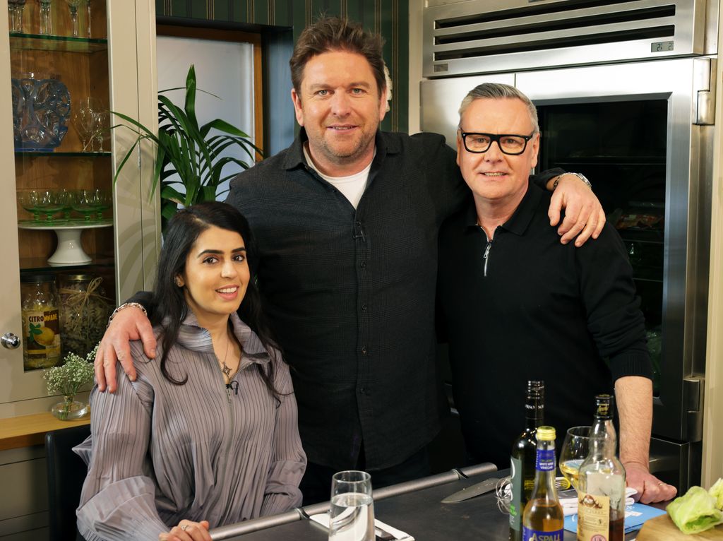 The trio appeared on James Martin's Saturday Kitchen