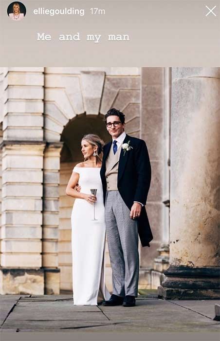 ellie goulding stella mccartney wedding dress