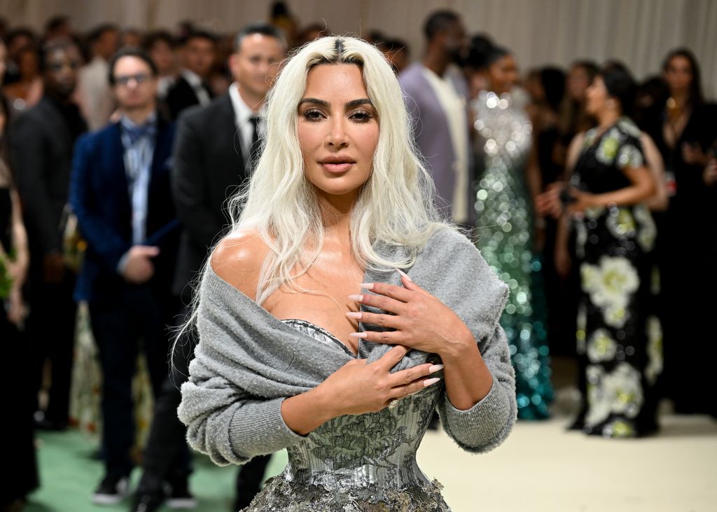 Kim Kardashian wore a stunning John Galiano dress