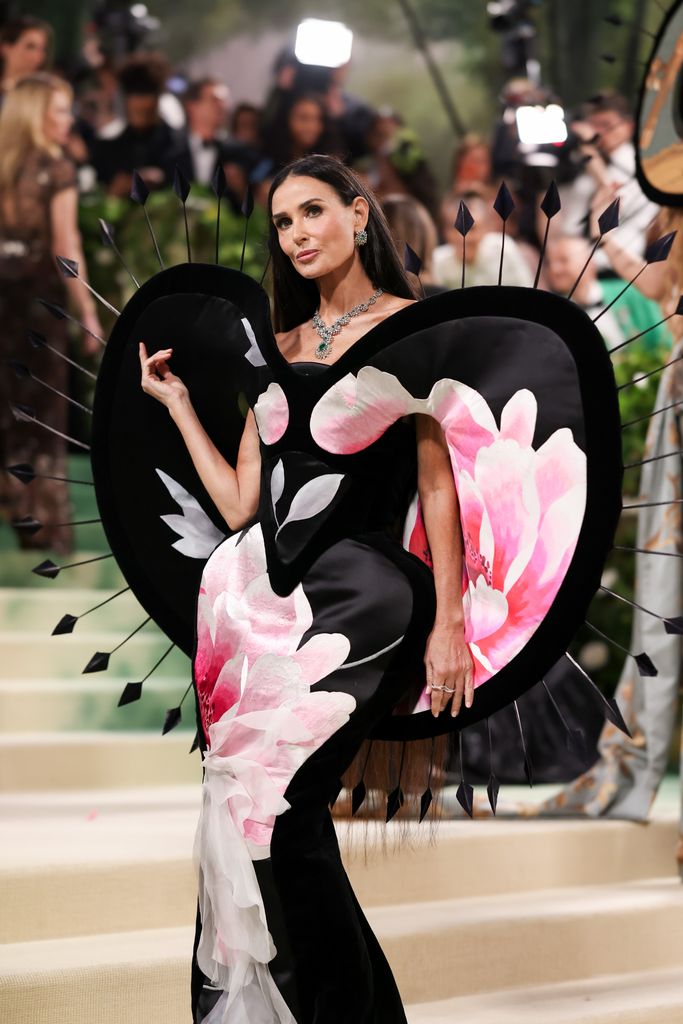 Demi Moore attends The 2024 Met Gala Celebrating Sleeping Beauties: Reawakening Fashion