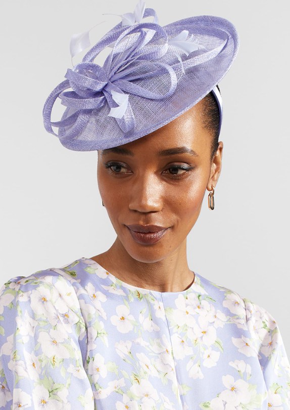 hobbs lilac fascinator 