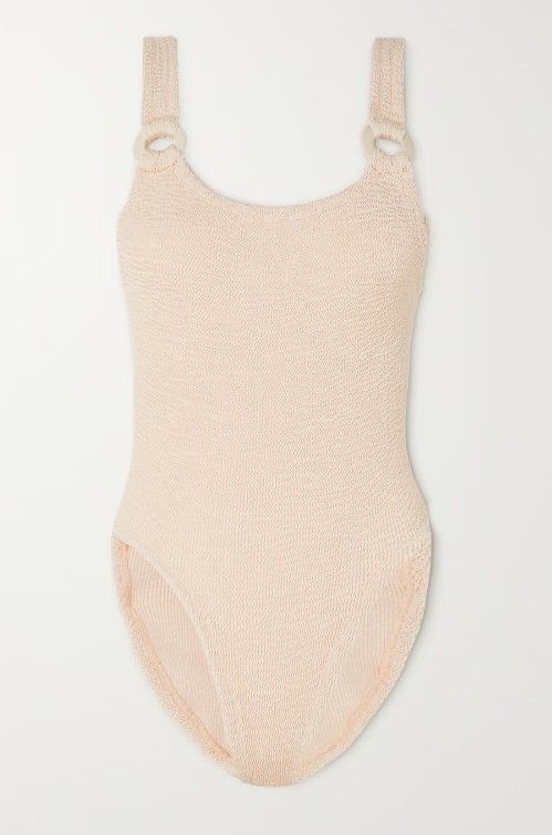 Hunza G x Rose Inc - Christy seersucker swimsuit