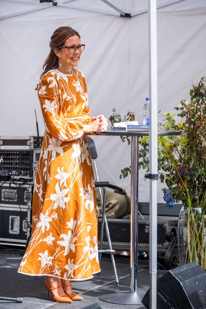 Queen Mary of Denmark spoke at Vartov College as she hosted the Maratonsang Event