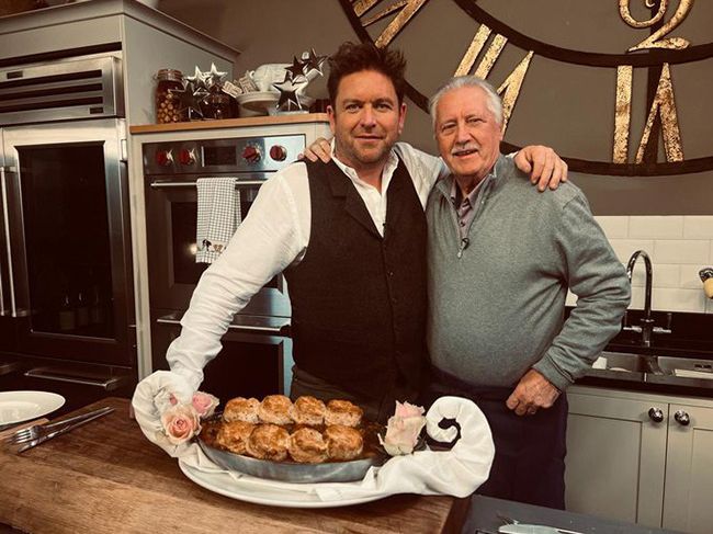 james martin brian turner posing kitchen