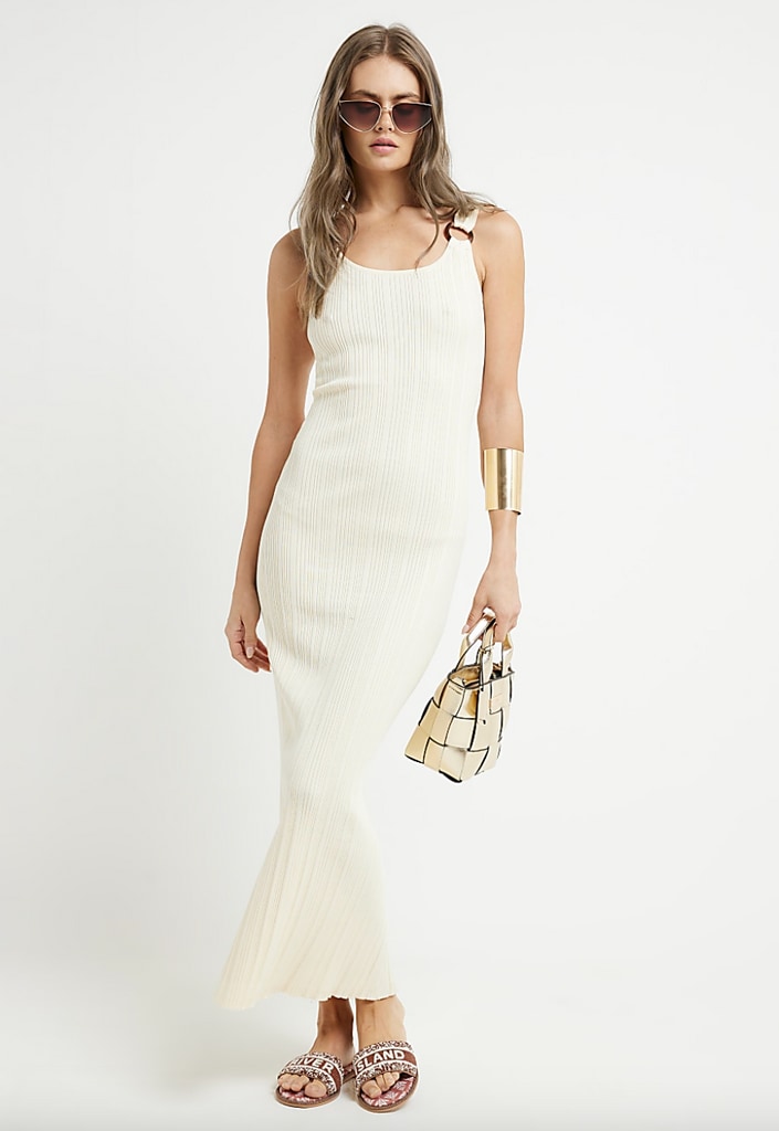 River Island ribbed maxi dress