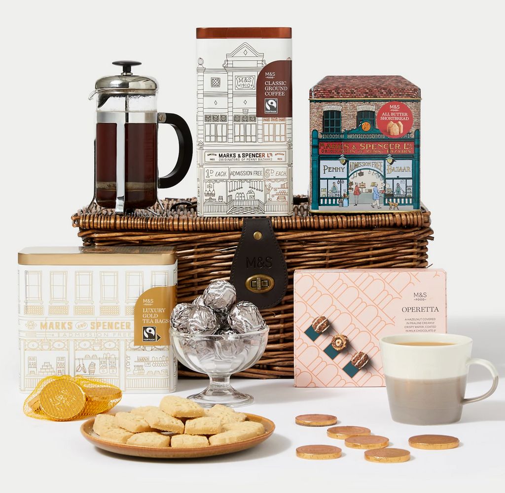 m&s The Heritage Tea Coffee & Treats Hamper