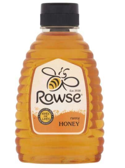 a bottle of honey